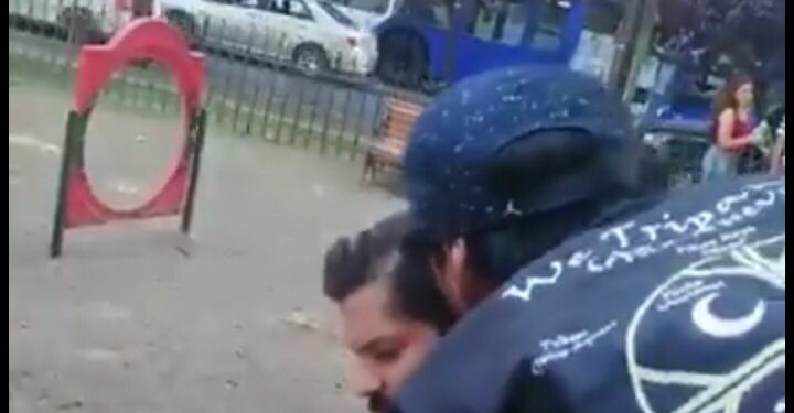 Diputado Gabriel Boric sufre violenta funa en el Parque Forestal de Santiago