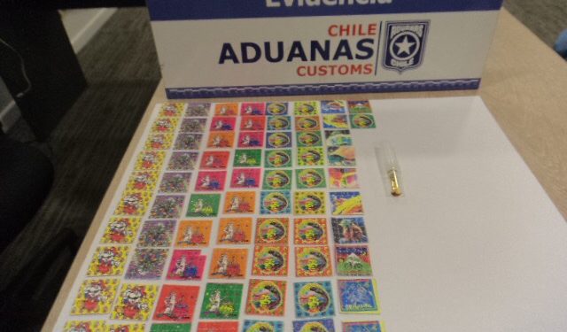 1798 estampillas de droga sintética fueron descubiertas por can detector en Los Libertadores