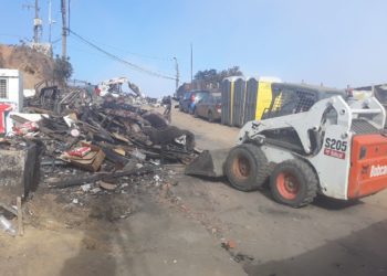 Retiro de escombros en zona afectada por incendio en Valparaíso alcanza el 90%