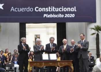 Presidente Piñera promulgó el proyecto de reforma que habilita el plebiscito constitucional