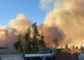 Alcalde Jorge Sharp anuncia querella por incendio que afecta a dos cerros de Valparaíso