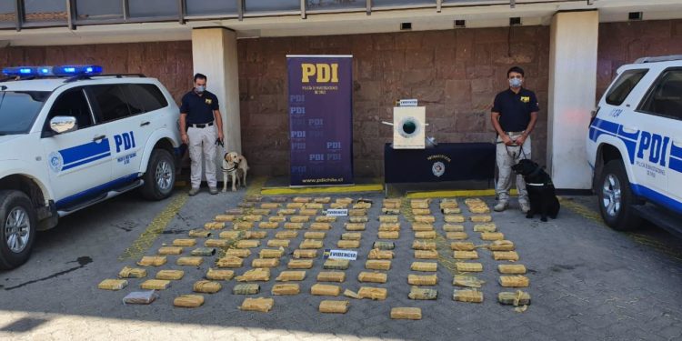 Descubren millonario cargamento de cocaína base oculta en camión