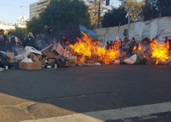 Manifestación en conmemoración de muerte de Matías Catrileo terminó con incidentes en Valparaíso