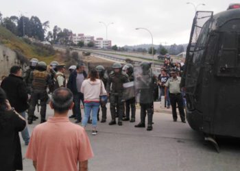 Incidentes se registran en la sede Reñaca de la Universidad de Valparaíso, local de rendición de la PSU