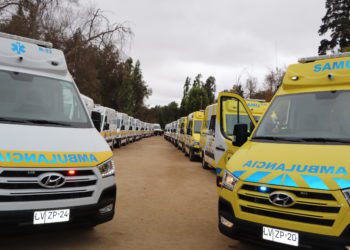 Entregan 23 ambulancias de última generación para ser sumadas a la red del Servicio de Salud Viña del Mar Quillota