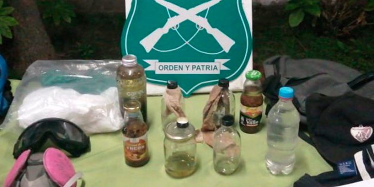 Detienen a dos jóvenes con bombas molotov en las cercanías de la Quinta Vergara