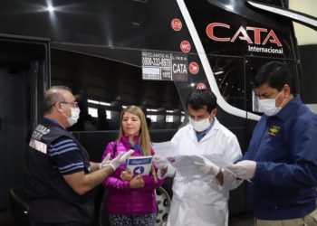 Intensifican inspecciones de medidas sanitarias por Covid-19 en paso fronterizo Los Libertadores