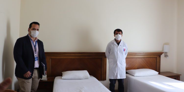 Con capacidad inicial de 92 camas Hotel O’Higgins de Viña del Mar comenzó a funcionar hoy como residencia sanitaria