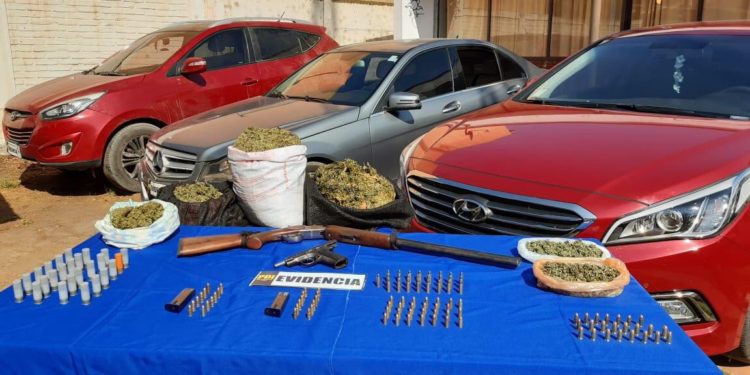 Organización criminal es detenida con droga y armas en La Ligua
