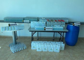 Incautan 321 litros de alcohol gel sin resolución sanitaria en el centro de Valparaíso ﻿