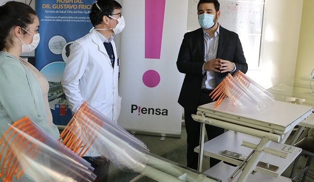 Lanzan segunda etapa de “Cuidemos nuestros héroes”, que permitirá donar 4 mil nuevos protectores faciales a trabajadores de la salud en la Región de Valparaíso