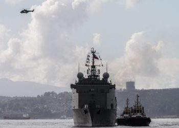 Arriba a Valparaíso buque Sargento Aldea habilitado como hospital flotante