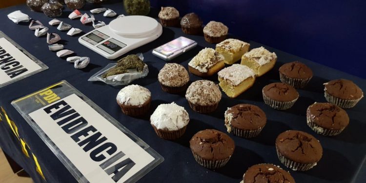 Operación “Bon appetit” permitió detener a dos sujetos implicados en venta de muffins en base a cannabis