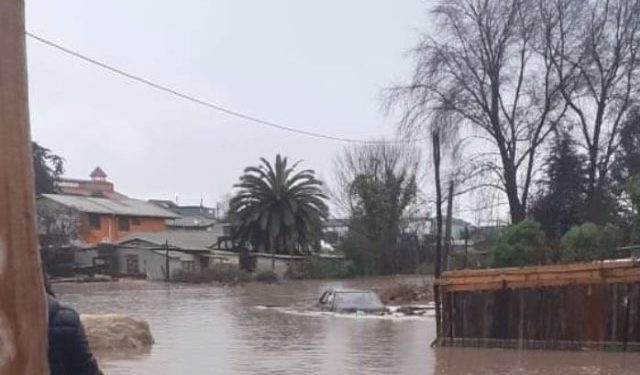 Intensas lluvias y vientos deja sistema frontal en la Región de Valparaíso
