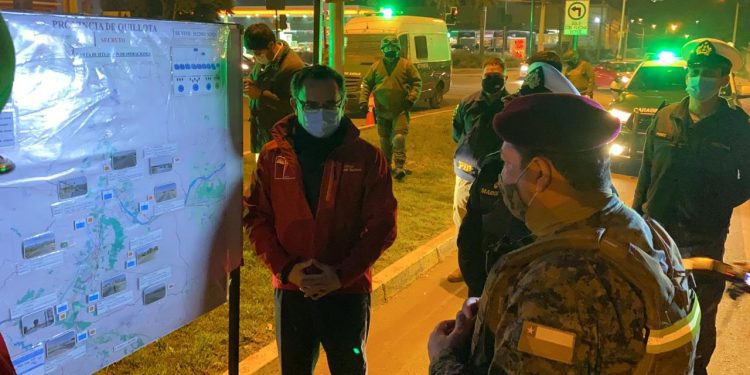 Cuarentena total en Quillota: revise los puntos dispuestos para controles vehiculares