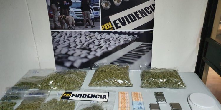 En Limache detienen a sujeto con 6 millones de pesos en droga