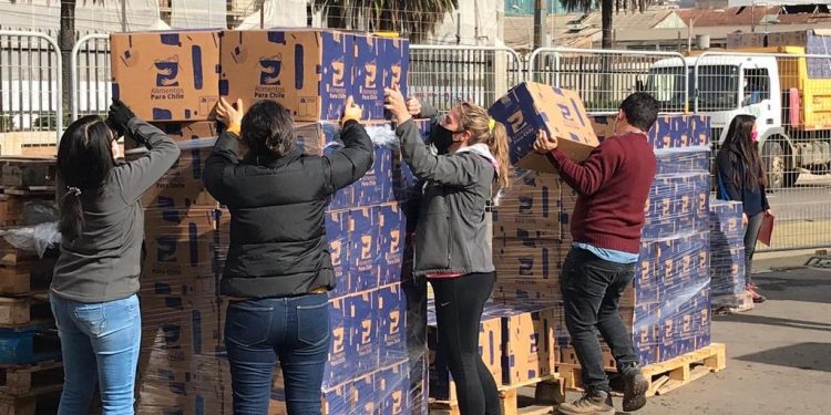 Este miércoles comienza segunda entrega de cajas de Alimentos Para Chile en la Región de Valparaíso