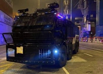 Ofician a ministro Víctor Pérez por compra de carros lanzagua que arribaron a San Antonio en medio de la pandemia