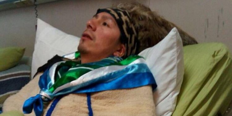 Machi Celestino Córdova con “alto riesgo cardiovascular” producto de prolongada huelga de hambre