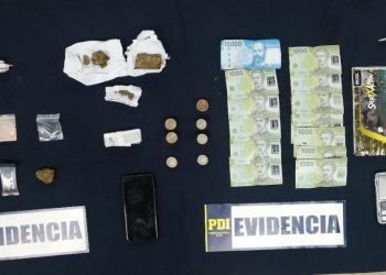 El Tabo: dos sujetos fueron detenidos por comercializar droga a través de aplicación
