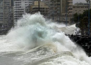Nuevo evento de marejadas arriba a las costas del país y se extenderá hasta el sábado