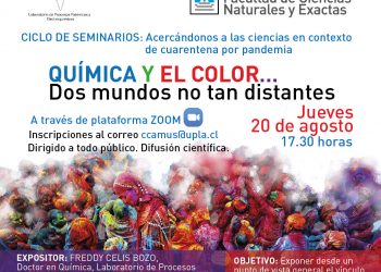 Vínculo íntimo entre la química y el color será expuesto en seminario organizado por la UPLA
