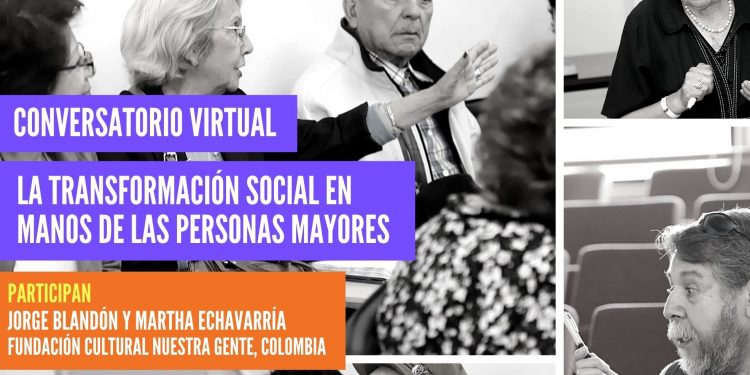 Realizarán conversatorio virtual «La transformación social en manos de las personas mayores»