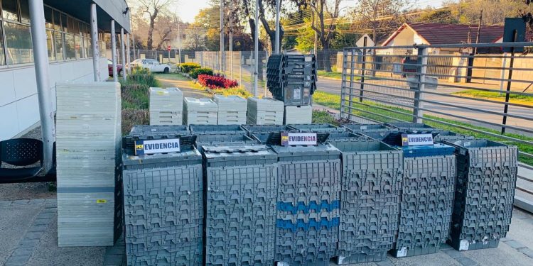 Recuperan 300 cajas robadas desde bodega farmacéutica en Viña del Mar