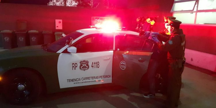 En prisión preventiva queda sujeto detenido con droga tras persecución en ruta 5 Norte