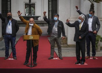En La Moneda conmemoraron los 10 años del rescate de los 33 mineros atrapados en la Mina San José