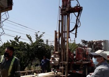 Estudios de suelo y topográficos son desarrollados en terrenos de la futura Estación Valencia de Merval