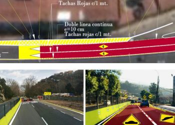 Valparaíso: bajada Santos Ossa será intervenida con elementos de seguridad vial para reducir accidentes