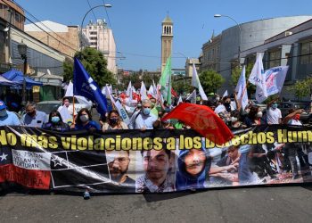 Presidente de la ANEF pide a los parlamentarios “ponerse del lado de los trabajadores” tras marcha en Valparaíso