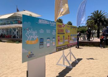 Presentan aplicación que permite realizar denuncias por incumplimiento de protocolos sanitarios en las playas