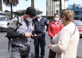 Cuadrillas sanitarias realizan operativos de fiscalización peatonal en el Gran Valparaíso