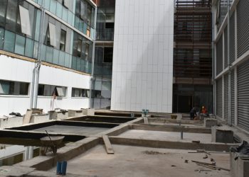 Un 67% de avance alcanzan las obras del nuevo Hospital Claudio Vicuña de San Antonio