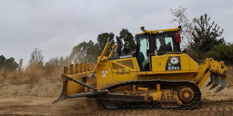 Construcción de cortafuegos para prevención de incendios forestales es realizado por el MOP