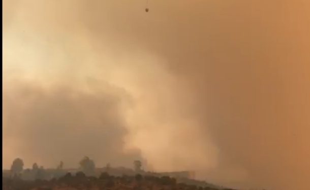 Programan corte de agua solidario en Limache para apoyar labores de contención de incendio forestal