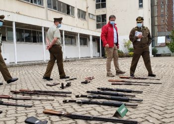 Carabineros ha recuperado más de 230 armas de fuego en Viña del Mar