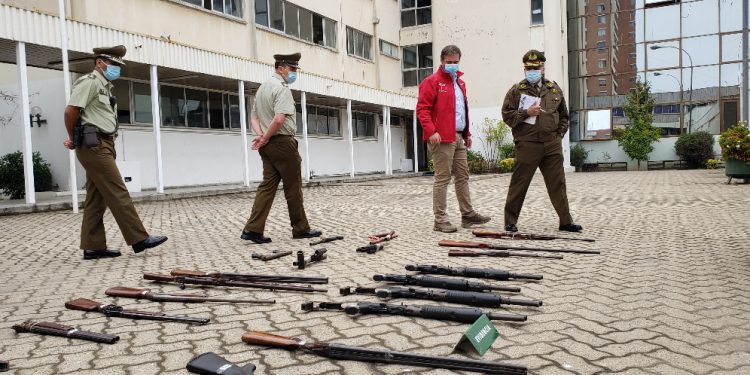 Carabineros ha recuperado más de 230 armas de fuego en Viña del Mar