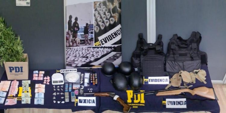 Sujeto sorprendido con droga para la venta y armamento es detenido por la PDI Viña del Mar