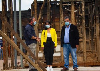 Un 20% de avance tienen las obras de reconstrucción de la casona consistorial de Quilpué