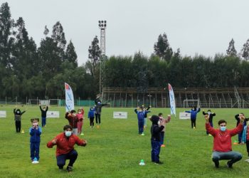 En Panquehue se realizó primer evento presencial del programa Crecer en Movimiento