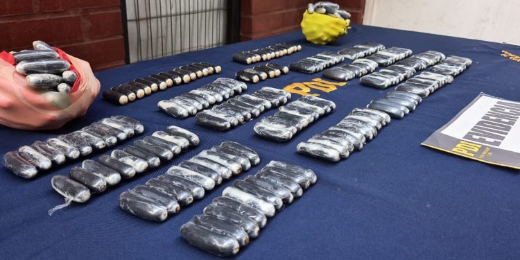 Con más de $570 millones en droga detienen a cuatro sujetos de nacionalidad boliviana en El Melón