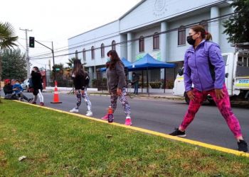 La Calera: habilitan espacios para promover la actividad física en franja horaria Elige vivir sano