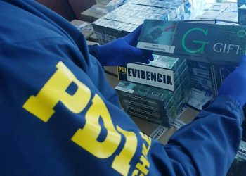 Sujeto fue detenido por contrabando de cigarrillos en bodega de Placilla en Valparaíso