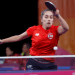 Paulina Vega clasificó a los Juegos Olímpicos en tenis de mesa