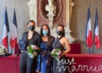 Pura felicidad para Christiane Endler: se casó en Francia