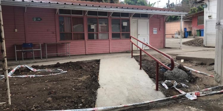 Hijuelas: en ejecución se encuentran importantes obras en establecimientos educacionales municipales