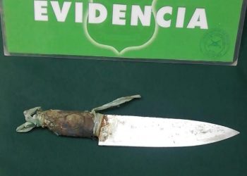 Hombre fue detenido por el delito de lesiones con arma blanca en Los Andes